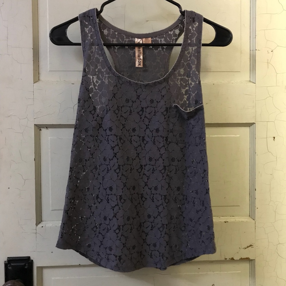 Lace tank top